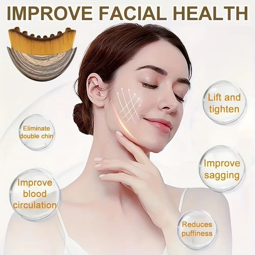 Lymphatic Contour Face Brush – Facial Sculpting & Puffiness